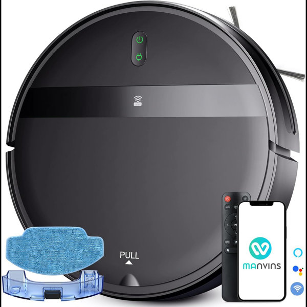 Aristell Robot Vacuum And Mop Combo, TangleFree Powerful Suction